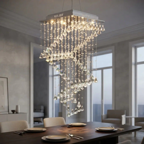 Lustre Arraia Cristal Pião