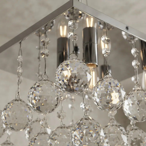 Lustre Pirâmide Quadrado Hathor