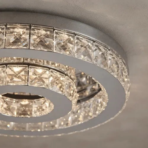 Lustre Aliança Redondo 2 Anéis Slim