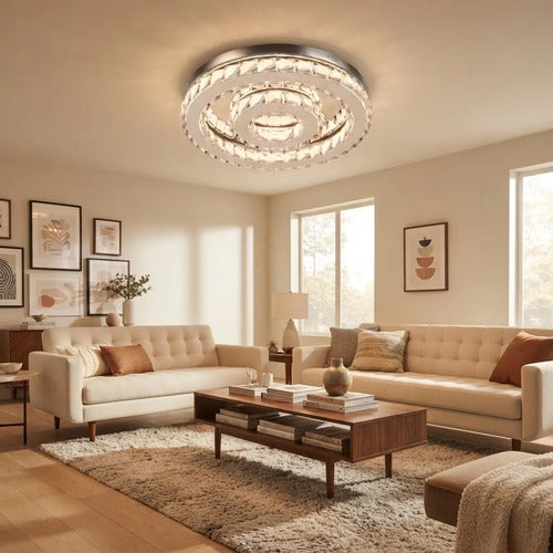Lustre Aliança Redondo 2 Anéis Slim