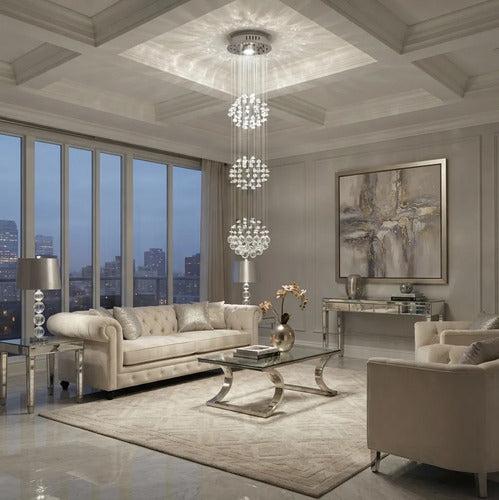 Lustre Cristal 3 Esferas