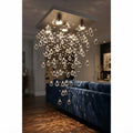 Lustre Cristal Pirâmide Slim