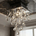 Lustre Quadrado Cristal bola