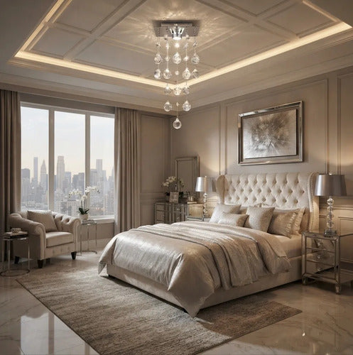 Lustre Cristal Outonal