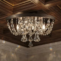 Lustre Império  Cristal Redondo