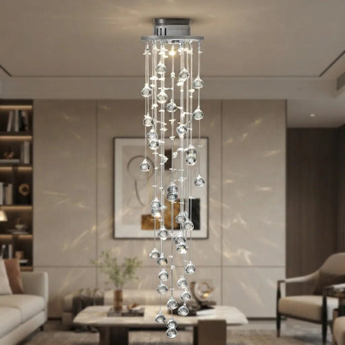 Lustre Cascata Cristal Orvalho