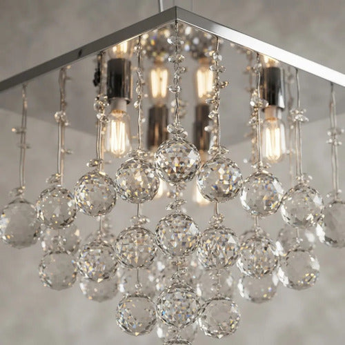 Lustre Pirâmide Quadrado Hathor
