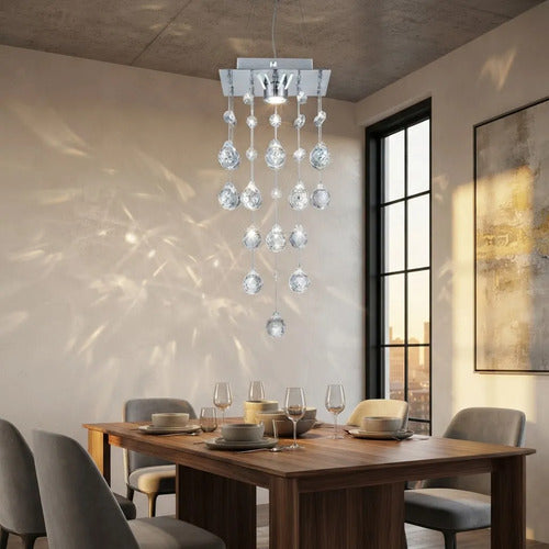Lustre Cristal Outonal