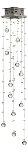 Lustre De Cristal Cadence Quadrado