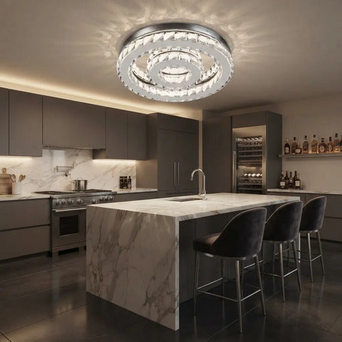 Lustre Aliança Redondo 2 Anéis Slim