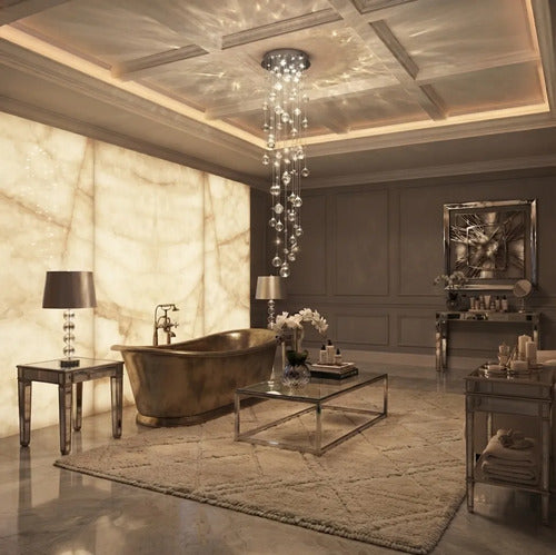 Lustre Cascata Cristal Orvalho