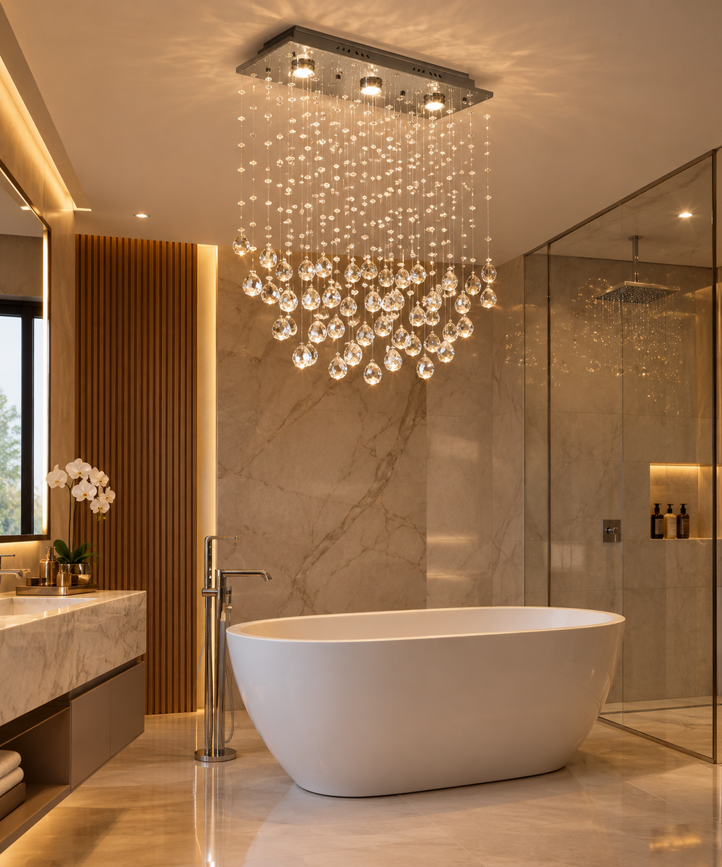 Lustre Brumas Retangular