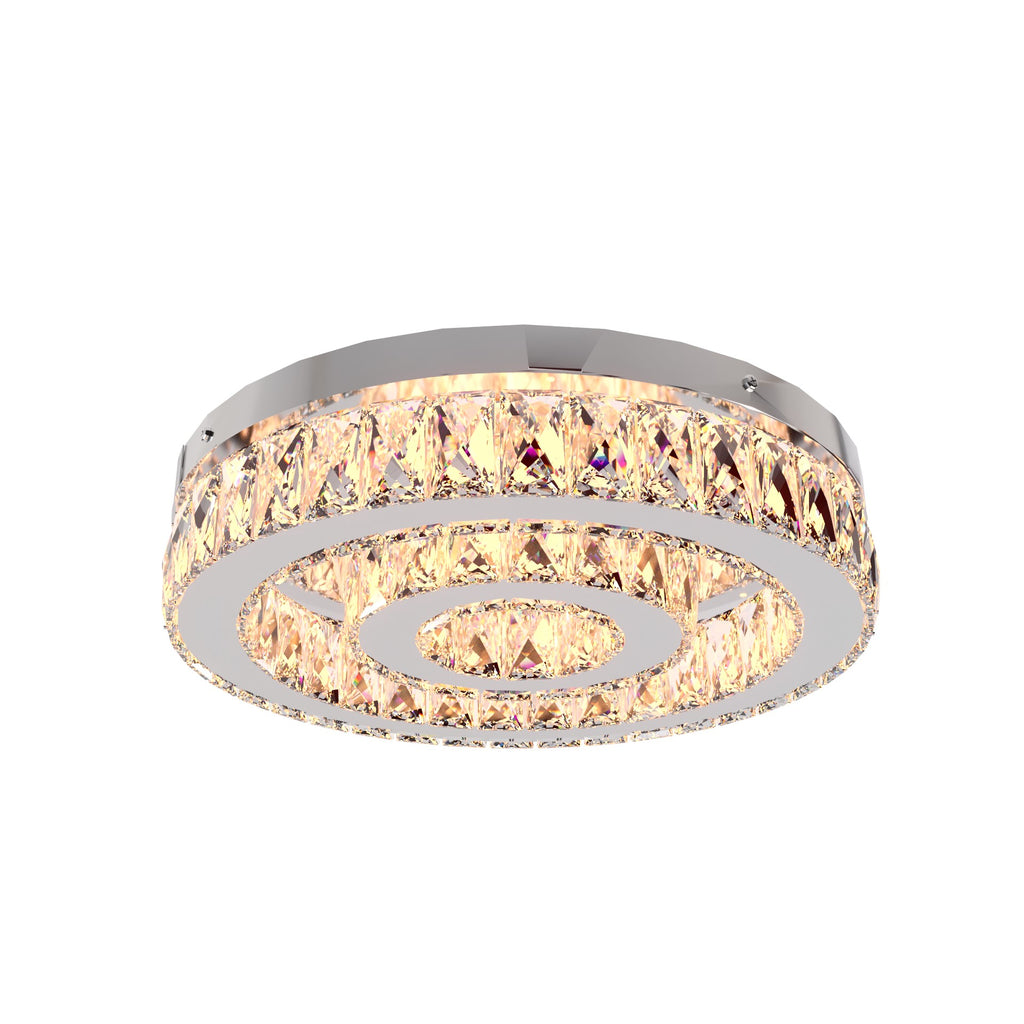 Lustre Aliança Redondo 2 Anéis Plafon