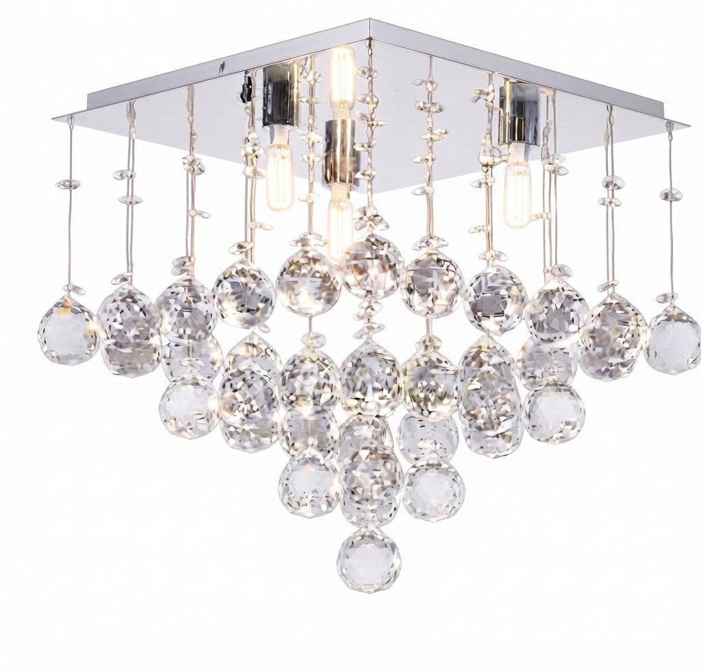 Lustre Pirâmide Quadrado Hathor
