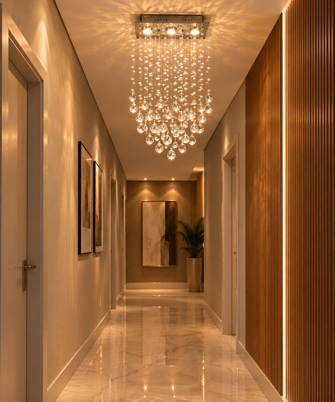 Lustre Brumas Retangular