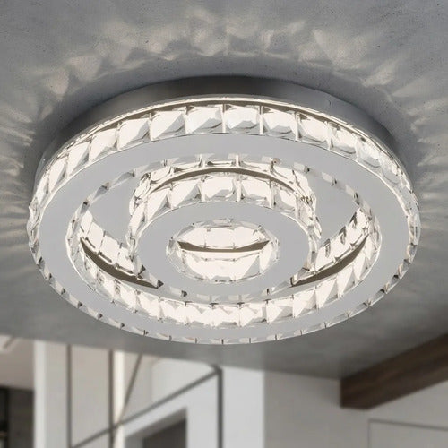 Lustre Aliança Redondo 2 Anéis Slim