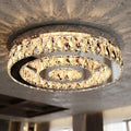 Lustre Aliança Redondo 40cm Led Plafon Design Sofisticado 127/220v Alumínio