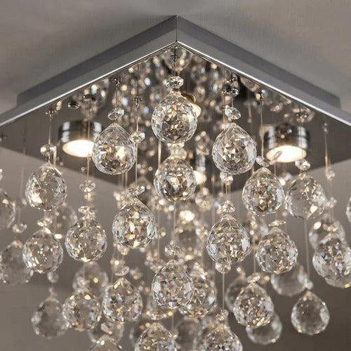 Lustre Cristal Pião Pirâmide